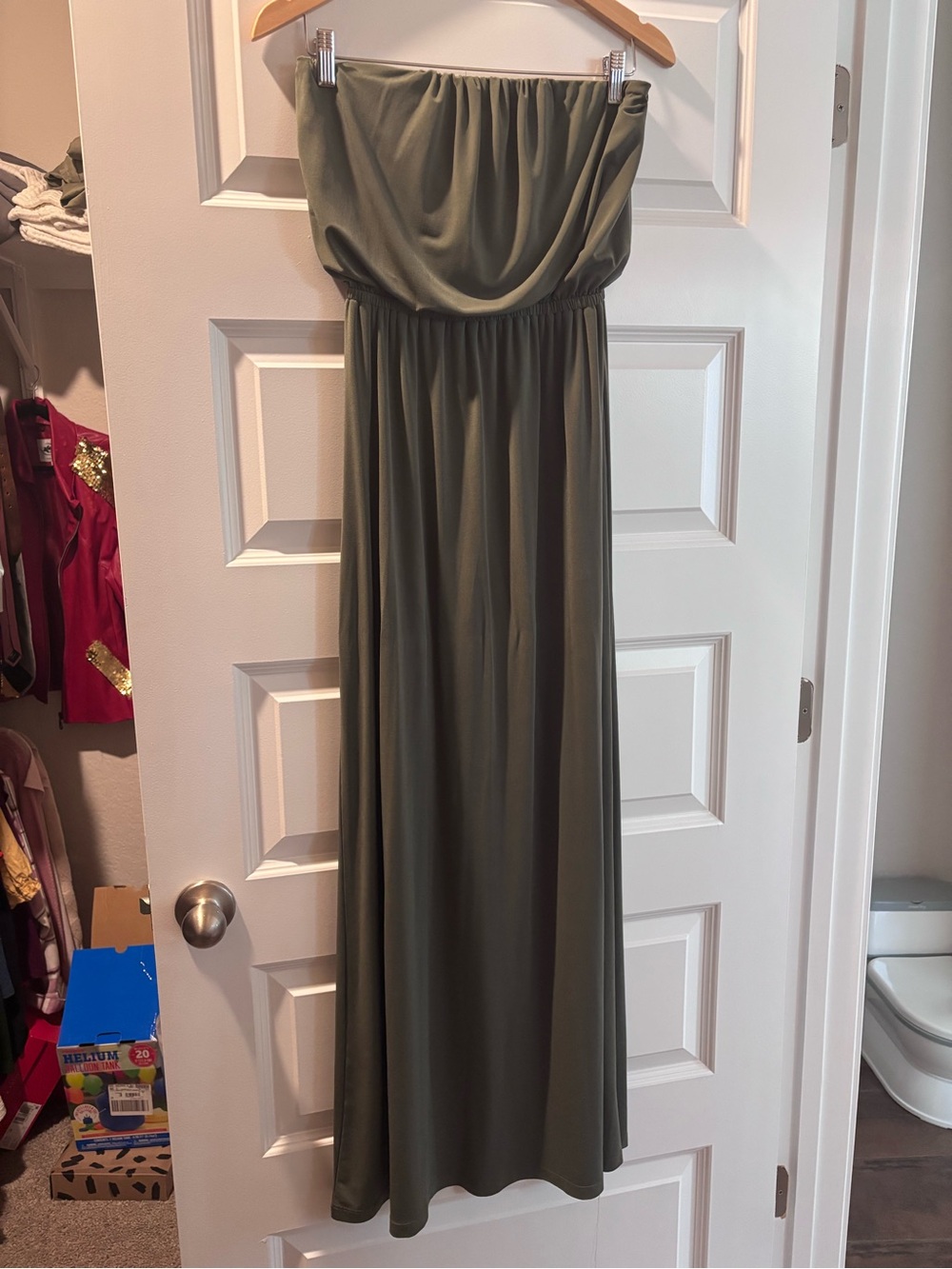 Forever 21 Olive Green Maxi Skirt